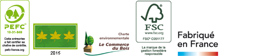 PEFC 3F LCB FSC made in FRANCE